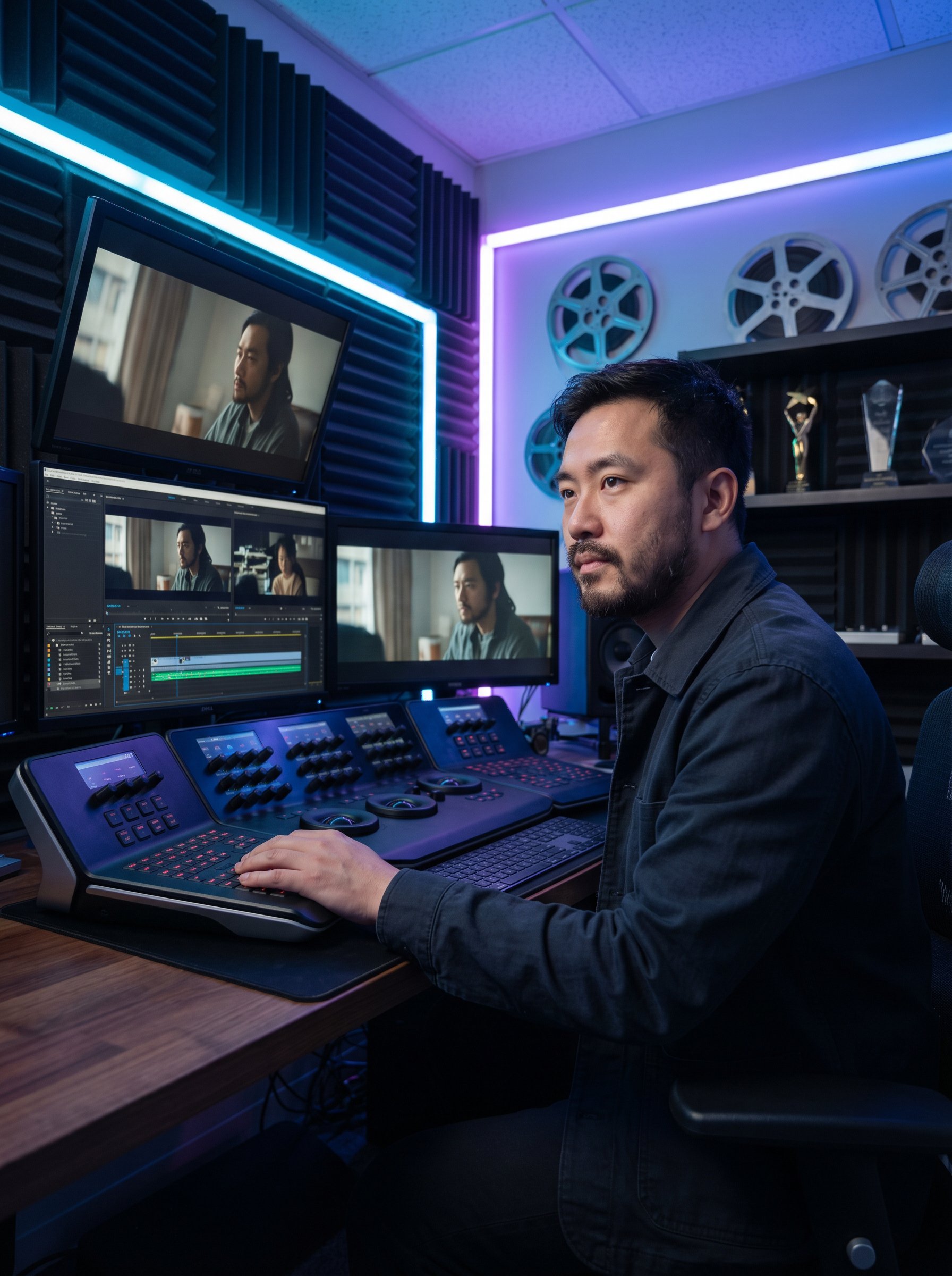 偷拍传媒剪辑师